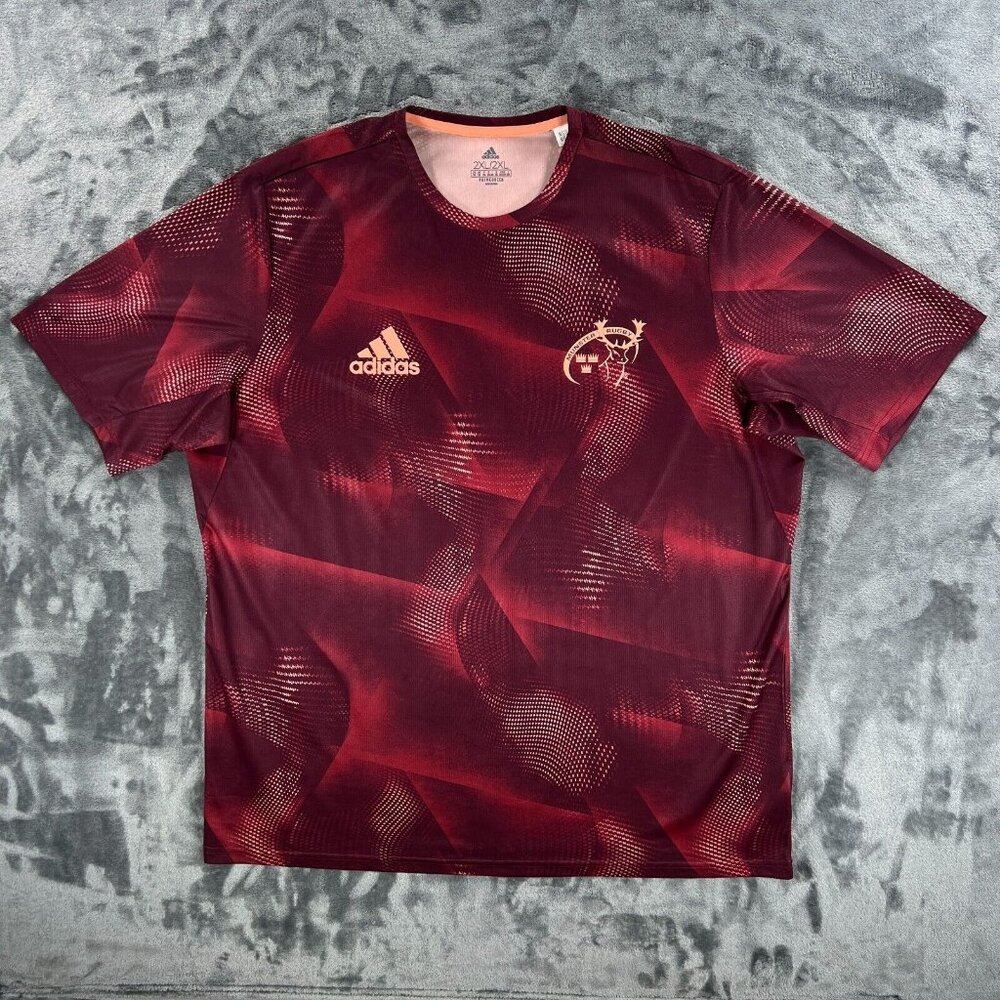 Adidas Munster Rugby Practice Jersey Men 2XL XXL Team Uniform